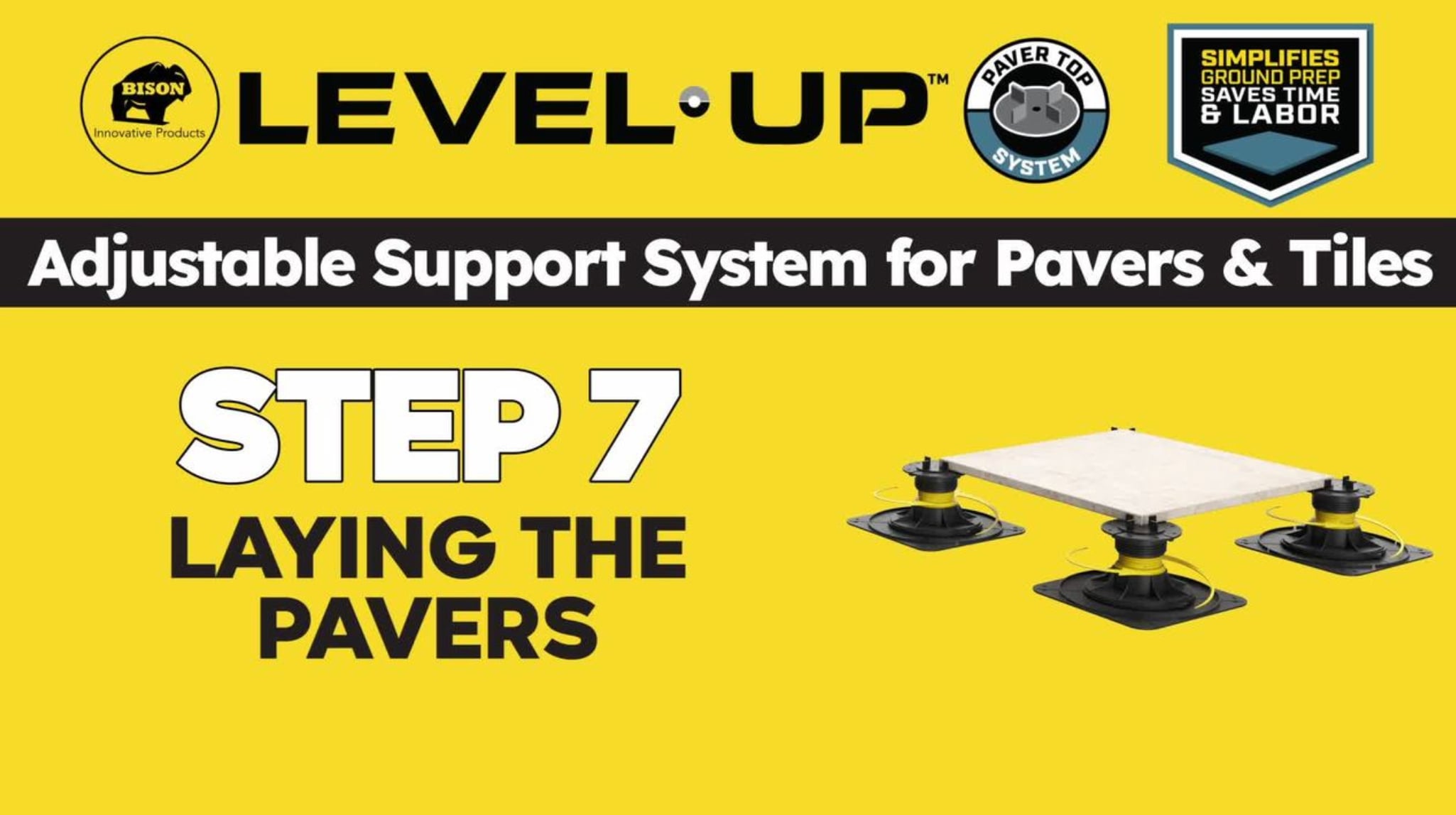How to Lay Pavers with Level.Up Deck Pedestals (Step 7 of 8)