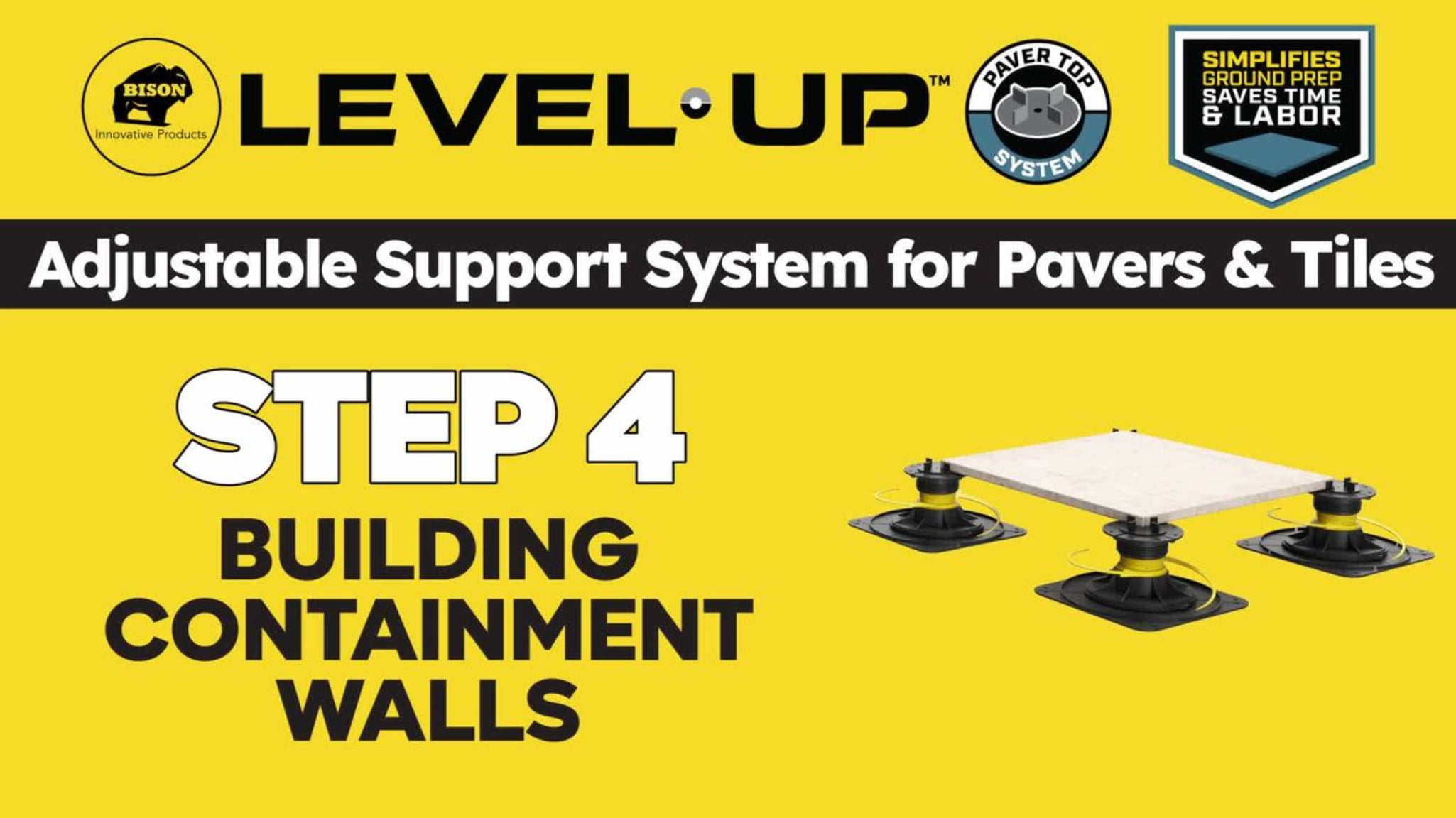 How to Build Perimeter Containment Walls for Level.Up Deck Pedestals (Step 4 of 8)